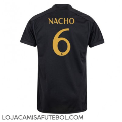 Camisa de Futebol Real Madrid Nacho #6 Equipamento Alternativo 2023-24 Manga Curta